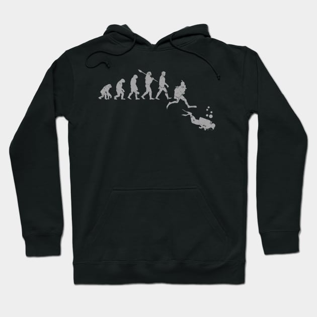 Funny Scuba Diving Hoodie by Mila46